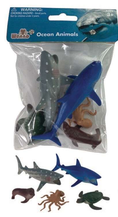 Assorted Ocean Animals 5 Pc.