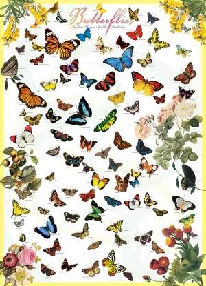 Butterflies - 1000 Piece Puzzle
